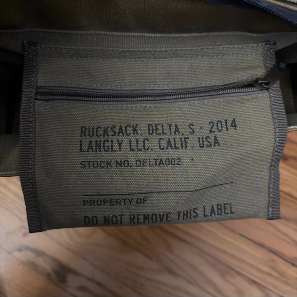 Langly Classic Olive Green Camera Backpack